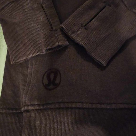 Lululemon Floral Flock Pullover Black Cherry - Picture 8 of 8